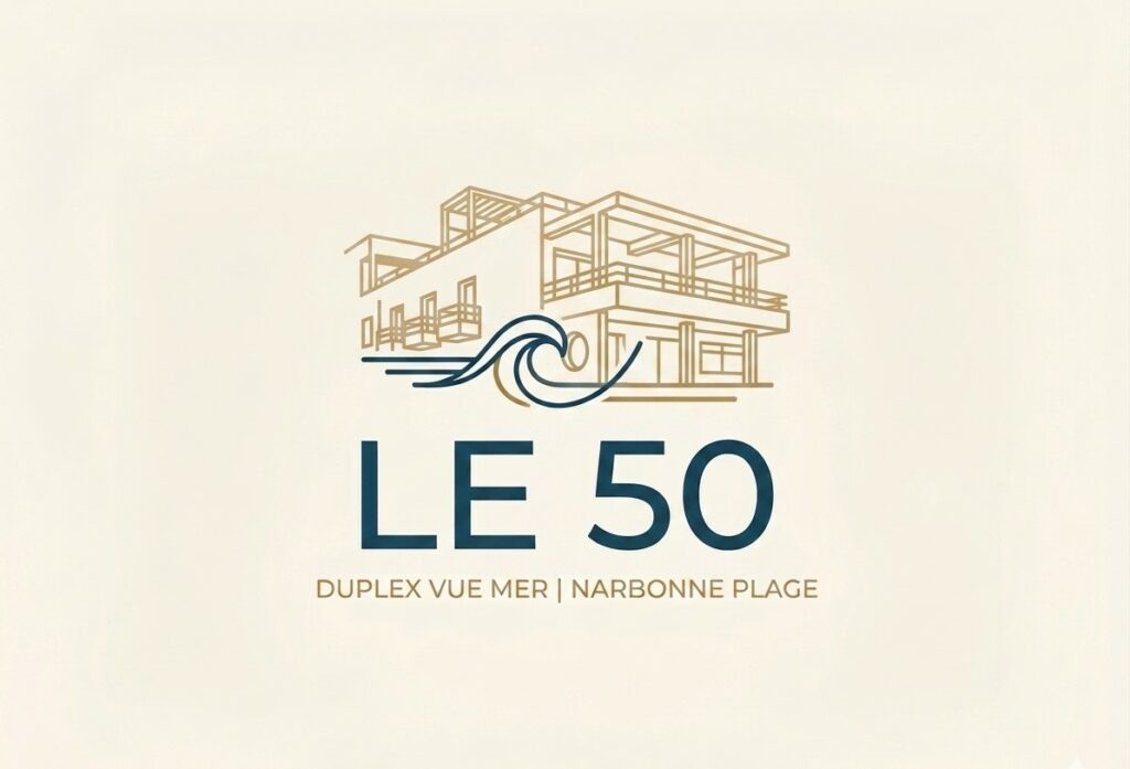 logo le 50 duplex vue mer exceptionnelle narbonne plage